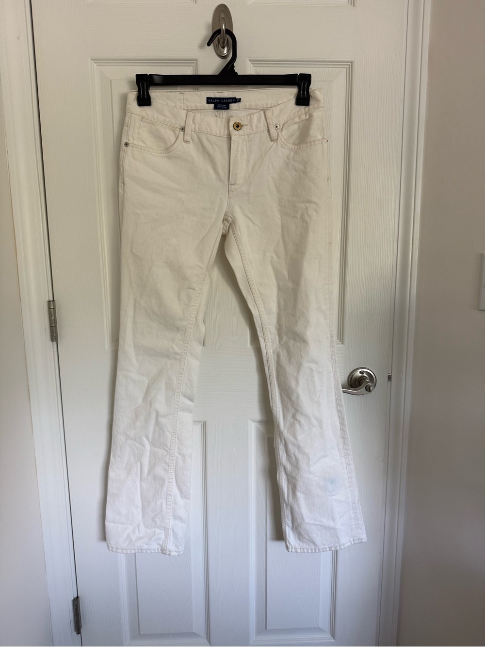 Women’s Ralph Lauren Blue Label Madison 888 in Eggshell STAIN Size 28 x 32